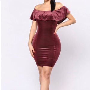 Fashion Nova Flounce On Me Dress